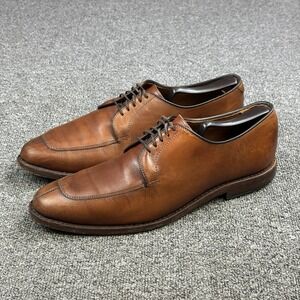 Allen Edmonds Delray Brown Split Toe Derby Oxfords Men's 9.5D Leather Dress Shoe
